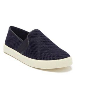 NEW IN BOX Vince Preston B Perforated Leather Slip on, Size 6, Color Indigo